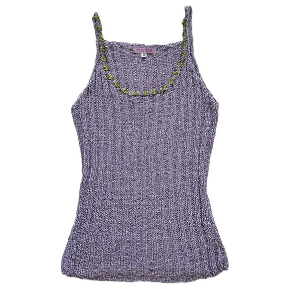 Vintage 90’s Crochet Tank Top - Picture 1 of 7